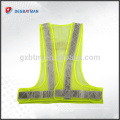 Chalecos reflectantes anaranjados / amarillos fluorescentes, seguridad al aire libre Visibilidad de seguridad Chaleco reflectante Chaqueta Gear Stripes Nuevo